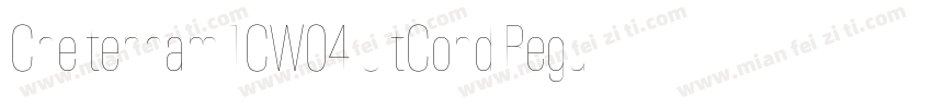 CheltenhamITCW04 UltCond Regular字体转换